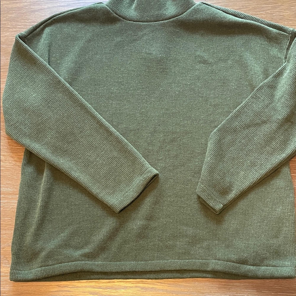 Madewell women’s Forest Green Turtleneck Sweater